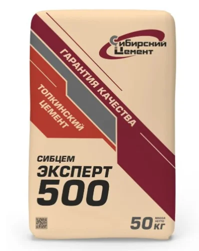Портландцемент ПЦ-500 Д0 (ЦЕМ I 42,5Б) 1уп 50кг Топки