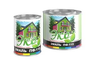 Эмаль ПФ-115 черная 1,8кг ЭКО