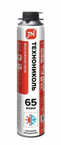 Пена монтажная 65 MAXIMUM всесезонная 850гр 528370 (Технониколь)  12 816 (-20)