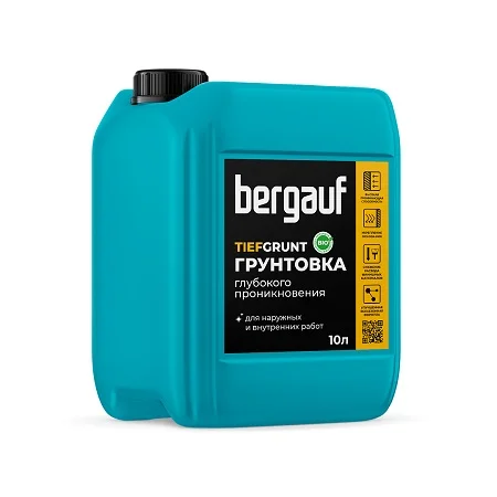 Грунтовка Bergauf Tiefgrunt глубокого проникновения 10л
