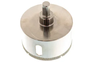 Коронка алмазная по керамограниту и керамике с центрир. сверлом 68мм трехгранный хвостовик Rennbohr