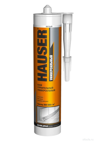 Клей строительный универсальный белый 310гр 85139 (Hauser)  12 100 (+5)