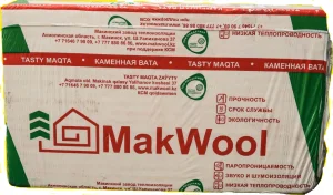 Плиты минераловатные Makwool Вент (80 кг/м3) 1000*600* 50мм, уп=0,180м3