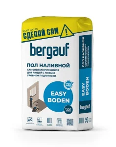Пол наливной самонивилирующийся Bergauf Easy Boden 6-50мм 25кг