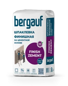 Шпаклевка цементная финишная Bergauf Finish Zement 20кг