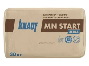 Штукатурка гипсовая Кнауф МН-Старт Ультра 30кг