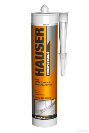 Клей строительный универсальный белый 310гр 85139 (Hauser) 