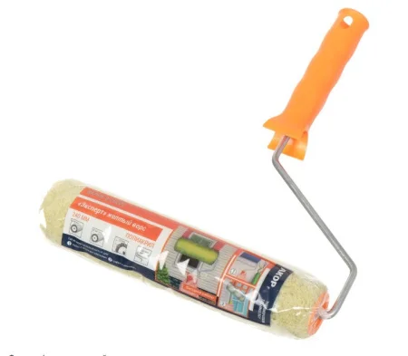 Валик 240, Эксперт Желтый ворс (полиакрил) ворс 18мм (753 35 624) (Акор)  1 5 30