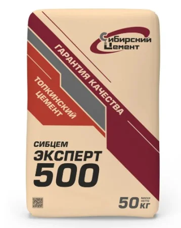Портландцемент ПЦ-500 Д0 (ЦЕМ I 42,5Б) 1уп 50кг Топки