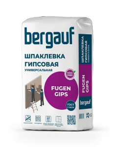 Шпаклевка гипсовая универсальная Bergauf Fugen Gips 25 кг