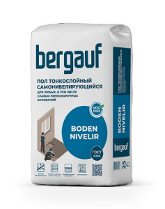 Пол наливной финишный Bergauf Boden Nivelir 2.5-10 мм 25 кг